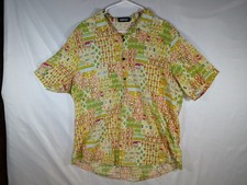 VATPAVE Men's Short Sleeve Shirt Size XL Extra Large Geometric Tribal Print...