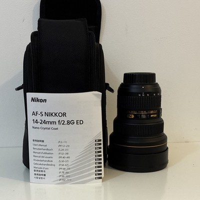 Nikon AF-S NIKKOR 14-24mm f/2.8G ED Nano Crystal Coat Aspherical Super Wide Zoom