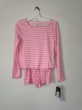 Art Class Girls Pink Pajama Set with Long Sleeves Size L 10/12 BrandNew W Tags