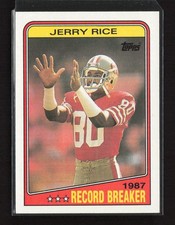 1988 Topps #6 Jerry Rice San Francisco 49ers Excellent
