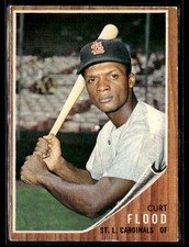 1962 Topps Curt Flood VG Set Break #275