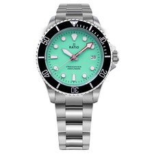 RATIO FreeDiver Sapphire Stainless Steel Green Dial Quartz RTF039 Mens Watch