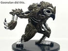D&D Pathfinder Mini Crown of Fangs 28 Monstrous Owlbear Skeleton UC LARGE