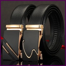 Cintur n Hombre Cuero Hebilla Autom tica Elegante Casual para Pantal n