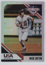 2020 Panini USA Baseball Stars & Stripes Longevity Emerald /5 Nick Loftin 7ba