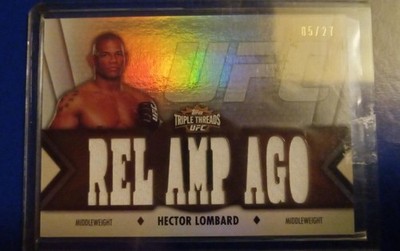 2013 Hector Lombard Triple Threads Relic.  5/27  Relampago