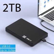 USB 3.0 2TB SSD External Hard Drive Portable Desktop Mobile Hard Disk