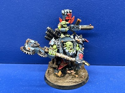 Waaaghboss / Warboss in Megarüstung der Space Orks TOP BEMALT