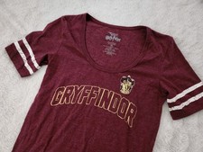 Universal Studios Harry Potter Gryffindor Quidditch Jersey T-Shirt Women's Size