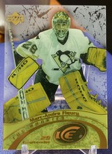 2003-04 Upper Deck ICE #90 Marc-Andre Fleury Rookie Acetate Promo Card RARE . rookie card picture