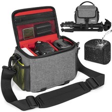 GMAK Small Camera Bag for Photographers, Anti-shock Camera Shoulder Bags with...