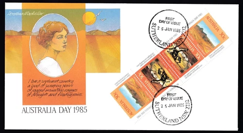1985 AUSTRALIA DAY DECIMAL STAMP FIRST DAY COVER #2513