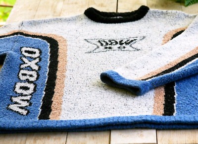 Vintage OXBOW Sweater. Size Medium, like NEW (Ski, Skate, 1996). VERY GOOD COND 