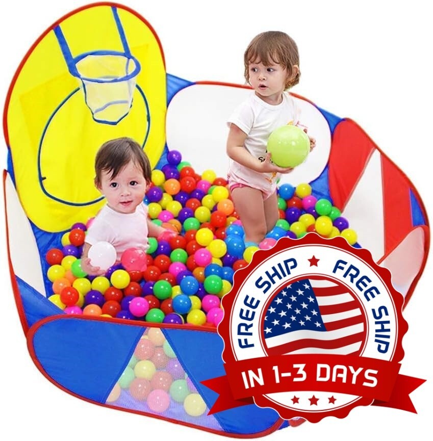 Tienda de campaña para niños con piscina de bolas para niños