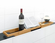 Badewannenablage Wannenablage Badewannenbrett Badewannenauflage mit Buchstütze 