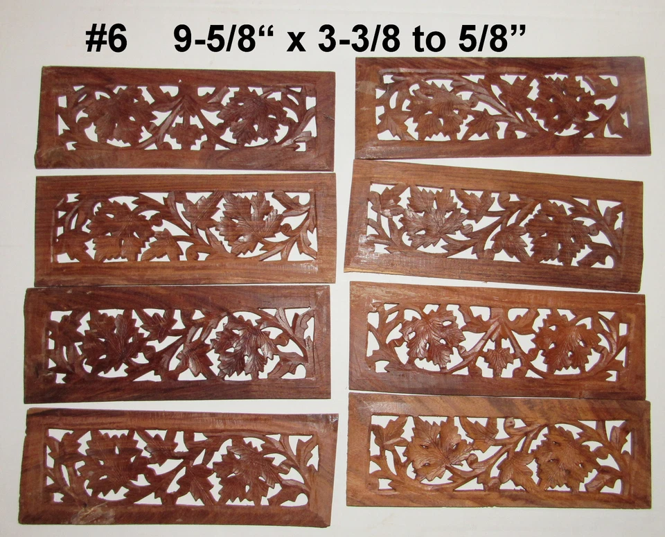 Pieza de salvamento decorativa de hoja de arce tallada en madera reticulada de colección, hágalo usted mismo, 9-5/8" Foto 2 de 2