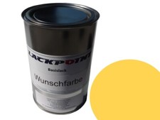 1 Litre Ready to Use Base Coat Ral 1018 Zinc Yellow Car Paint Lackpoint