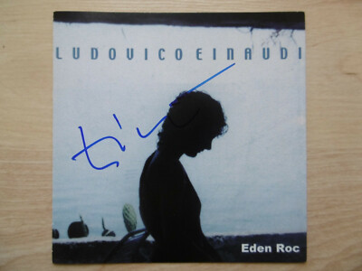 Ludovico Einaudi Autogramm signed CD Booklet ''Eden Roc''