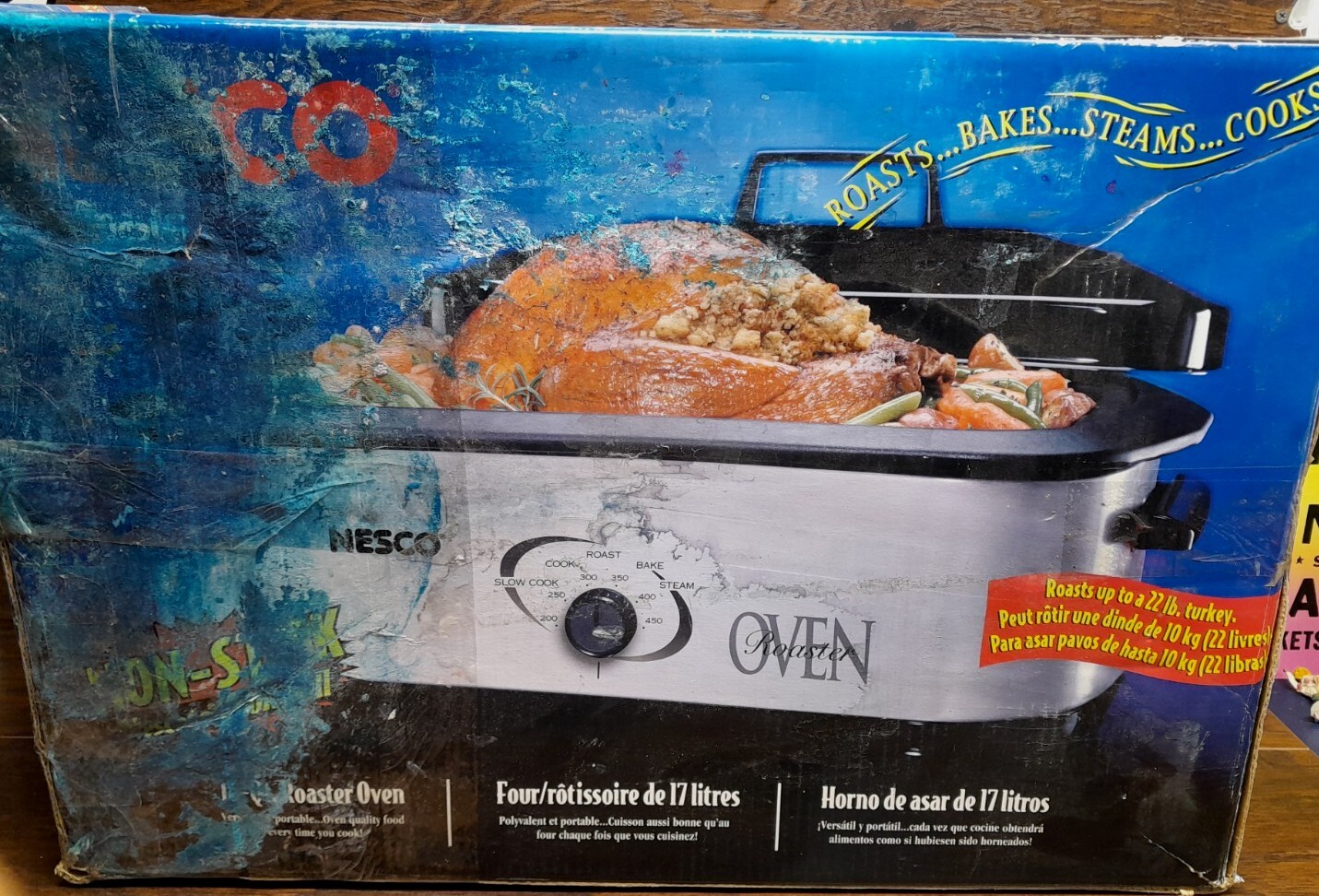 Nesco 18 QT Large Roaster Oven Roast Bake Steam Slow Cooker Crockpot 480847 eBay