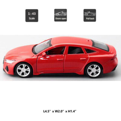 1/43 Audi RS 7 Sportback Model Car Metal Diecast Toy Cars 2 Doors
