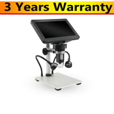 DM9 12MP 1200X Electron Microscope Magnifier Industrial Microscope 7'' Screen