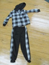 Shein Boys Winter Outfit Black White Size 5-6Y