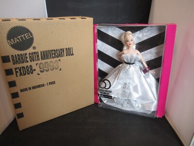 Barbie Signature Barbie 60 Year Anniversary Barbie Signature 60th