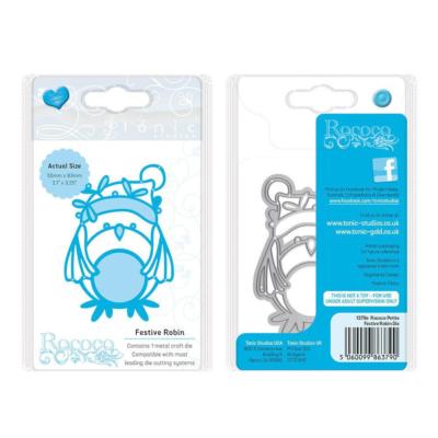 # R Tonic Studios Die FESTIVE ROBIN  1378e