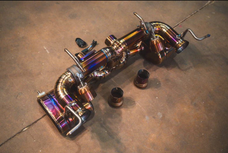 Valvetronic Designs Titanium Valved Catback Exhaust For 10-15 Ferrari 458 Italia