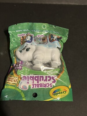 New Ayana Rhino Crayola Scribble Scrubbie Pets Safari Collectibles 1 Count