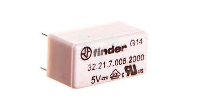 Relais 1P 6A 5V DC AgCdO Kontakt abgedichtete Version RTIII 32.21.7.005.2 