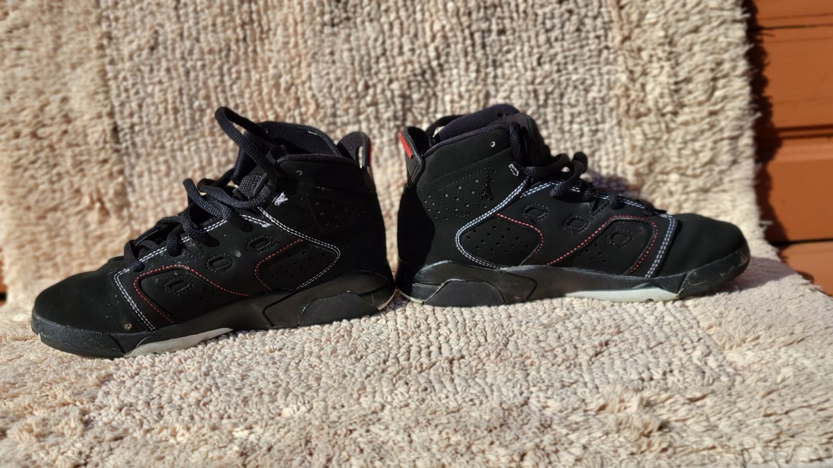 black and red jordans preschool