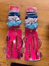 Justice Hair Clips And Twister Lot Of 4 Packs