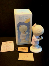 PRECIOUS MOMENTS 524522 ALWAYS IN HIS CARE 1989 SJB-EASTER SEALS LIMITED-VGC