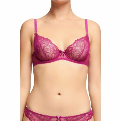 Dita Von Teese Fiamma Underwired Bra in Magenta D59021 32C