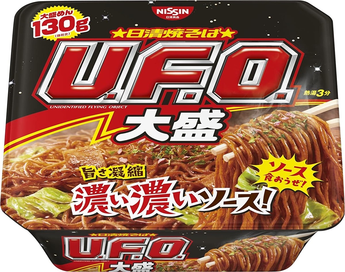 NISSIN Noodles YAKISOBA UFO Peyoung Ramen Big Cup Sauce Salt