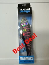 Nomad Madmacs 200mm 8inch - Black Pink Mackerel . BIG TUNA CANDY.BEST DEAL