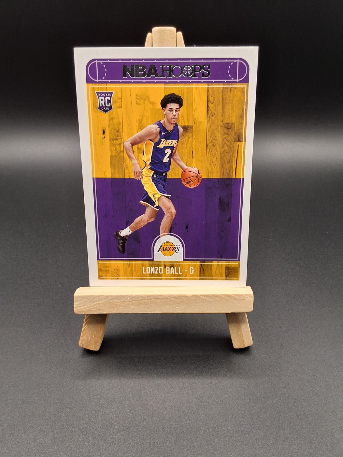 2017-18 Panini NBA Hoops - Lonzo Ball #252 (RC) L.A. Lakers