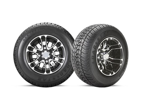 Genuine Club Car Mercury Alloy Wheel + Tyre 205/55-10 Golf Buggy Cart - Picture 2 of 2
