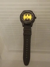 Accutime Batman Men's Watch (S17) Stainless Steel CaseBack Japan Movt. DC (READ)