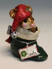 2004 Wee Forest Folk M-317 Me in my Nightcap (AP) WFF Long Red Cap