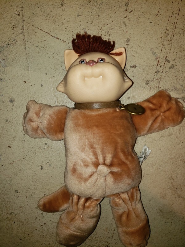  Koosas Brown Cat Brown Hair Vintage 80's Cabbage Patch Kids