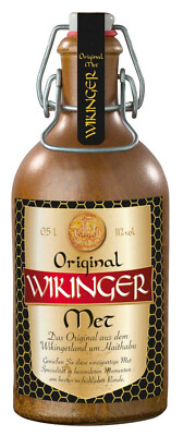 Original Behn Wikinger Met Honigwein 11,0% Vol., 0,5 Liter im Tonkrug