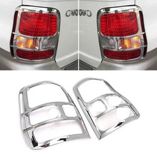 Chrome Tail Lights Lamp Molding Garnish for 2002 2005 Kia Sedona Carnival