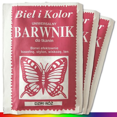 Textilfarbe 3 x 10 g Stofffarbe Batikfarbe Stoff Färben Nachfärben Textilien 