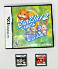 Lot Nintendo DS Games - Lego Battles Ninjago Vanishing Files Zhu Zhu Pets 2