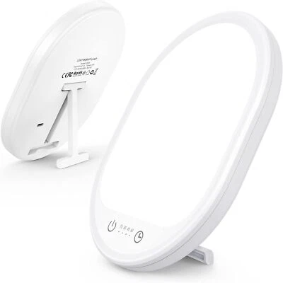 SOULCKER 10000 Lichttherapielampe Tageslicht mit 3 Einstellbaren Helligkeitsstufen USB