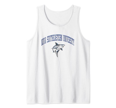 Nova Southeastern Sharks Victory Vintage White Tank Top
