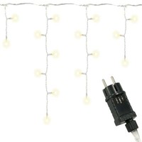 200 Led Lichterkette Eisregen Eiszapfen Warm Weiß AußEn Timer Xmas-Deko
