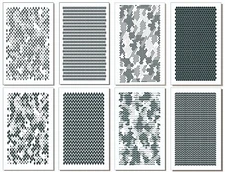 Mylar Camouflage Stencils Duck Rifle Gun Airbrush Spray Paint Mask CAMO 8pk